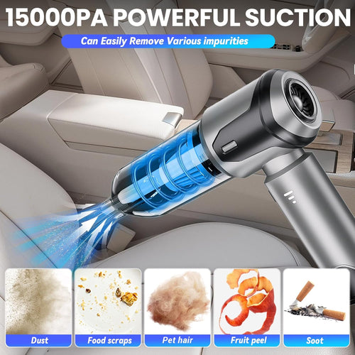 Aspiradora De Mano Inalámbrica , 3 En 1 Recargable, Para Coche